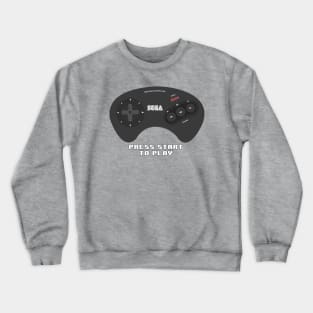 press start to play Crewneck Sweatshirt